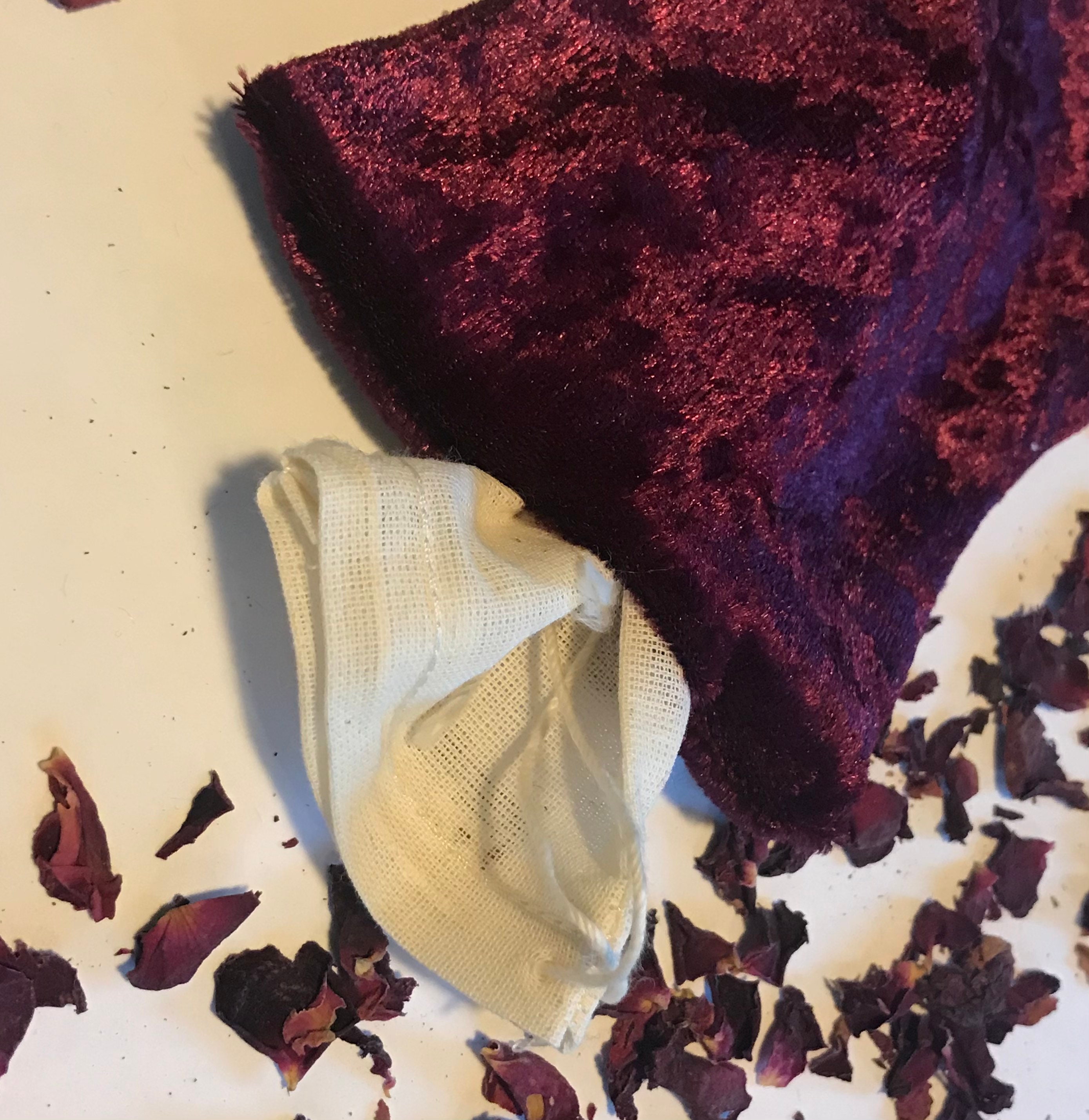 Rose Petal Dream Pillow Relaxing Sleep Dream Pillow Etsy