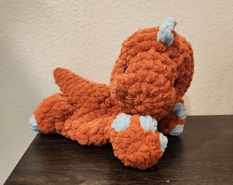 crocheted dino/gift/handmade/dinosaur