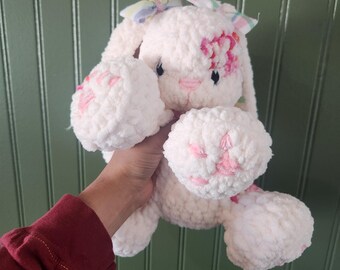 White and pink Easter bunny/gift/bunny