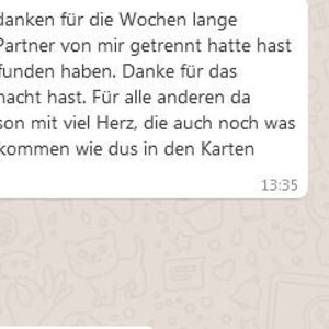 Kartenlegen-Liebe/Partnerschaft, neue Beziehung, Verlobung, Hochzeit ist er/sie der/die Richtige Sicht auf die nächsten Wochen. Bild 3