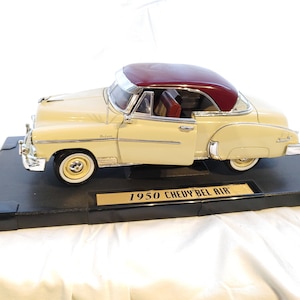 1950 Chevy Bel Air Metal Model car, signature model car, metal classic model car