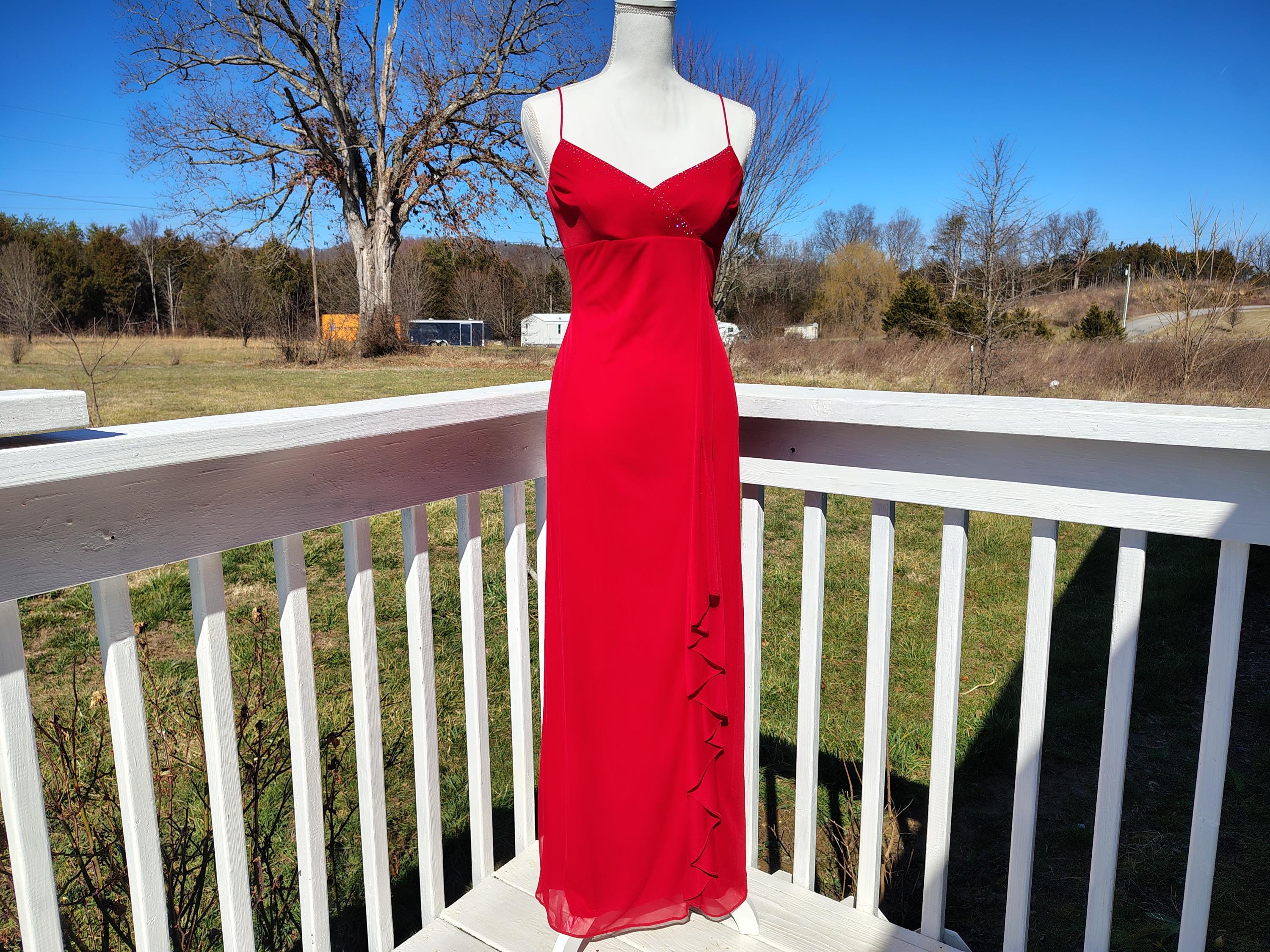 open lace back dress PM454, Elegant Red Straps Prom Dresses, Red Prom Dress With Corset Bac –  prommirror