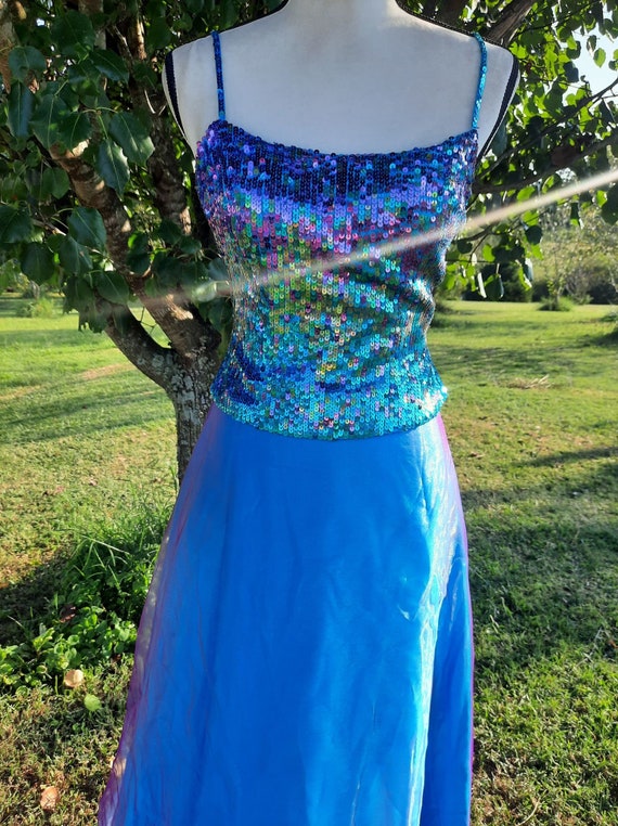 Gorgeous blue and purple shiny sequin mermaid for… - image 2