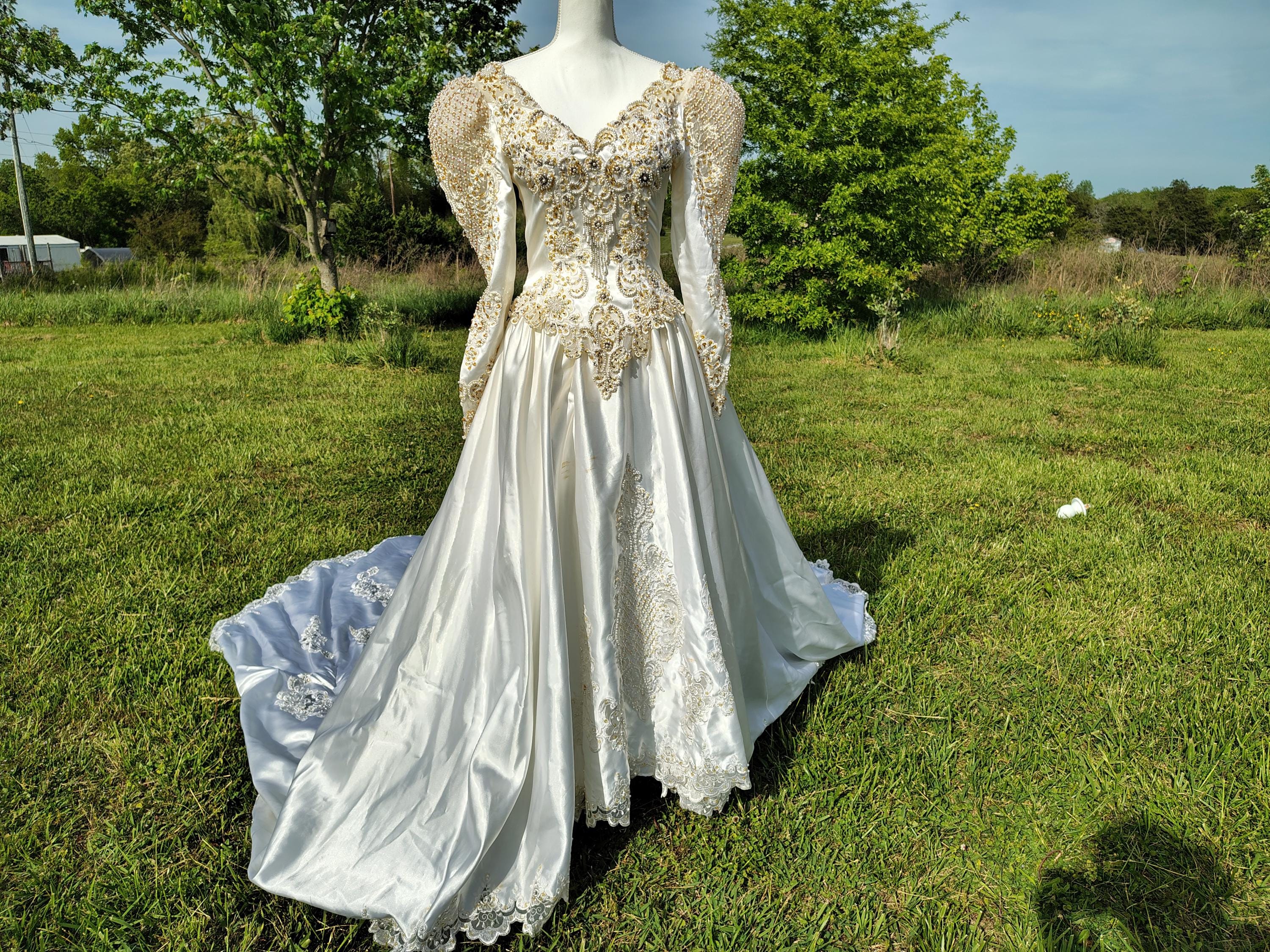 Long Sleeve White Sequin Dress - Etsy