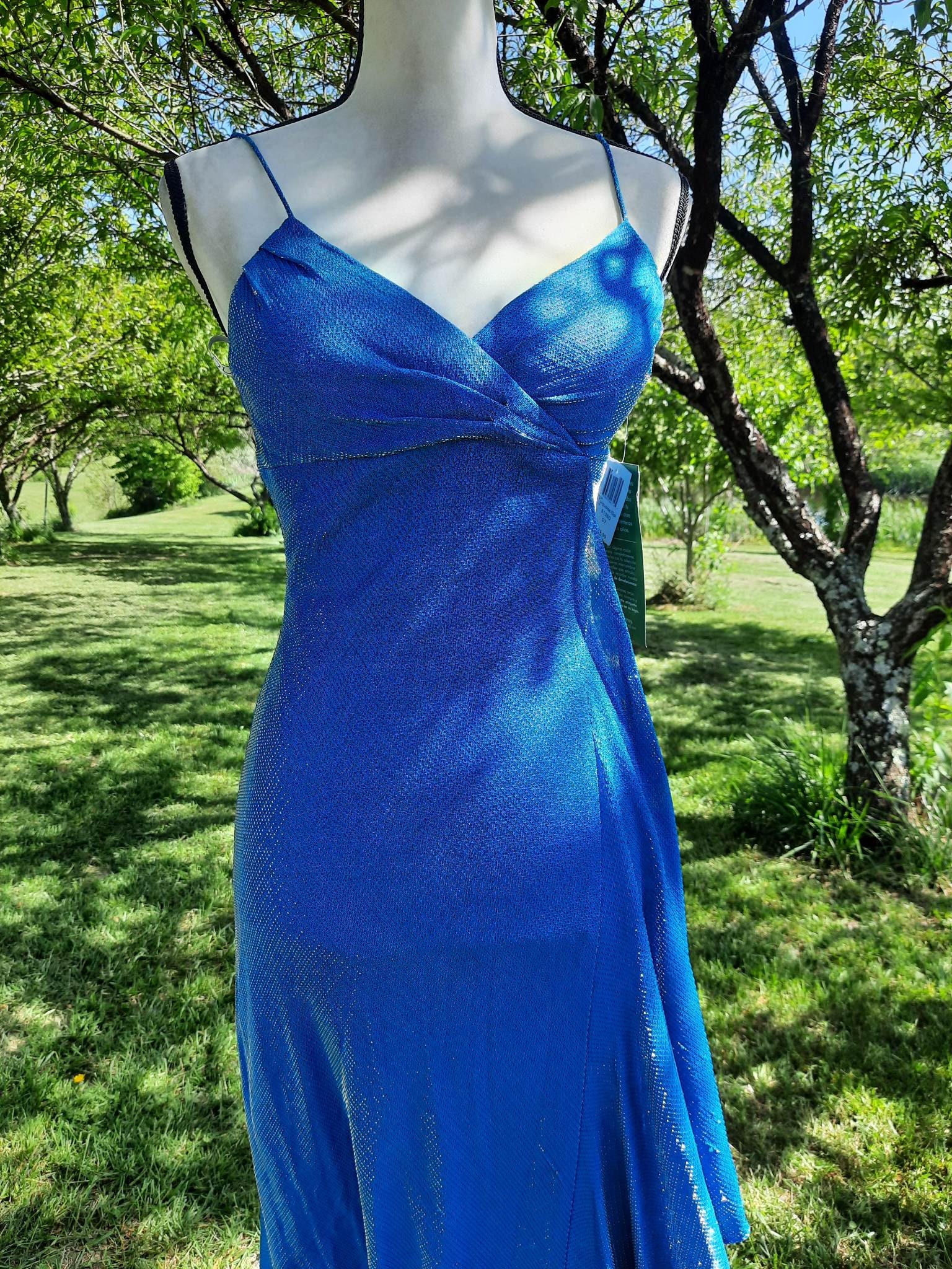 Blue Shinny Party Prom Dresses Long Formal Dress main image 1