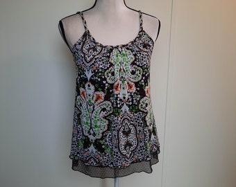 Y2K floral paisley summer spring vacation tank top trendy