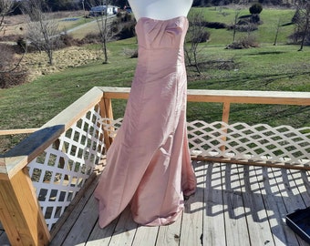 Blush pink Y2k formal prom dress, homecoming, costume, cosplay