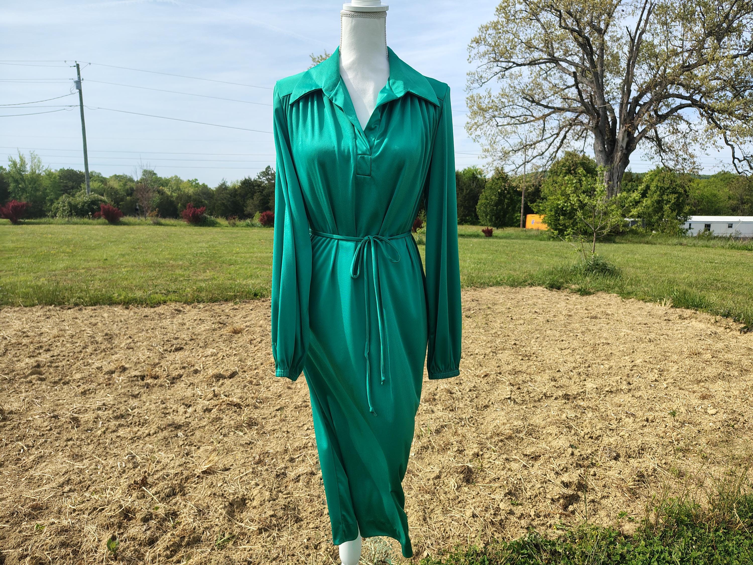 green emerson dress abercrombie Sexy Dark Green Slip Dress Dark Green / Custom Size main image 1