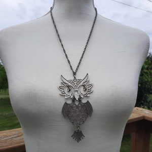 Vintage Silver 70s Necklace - Etsy