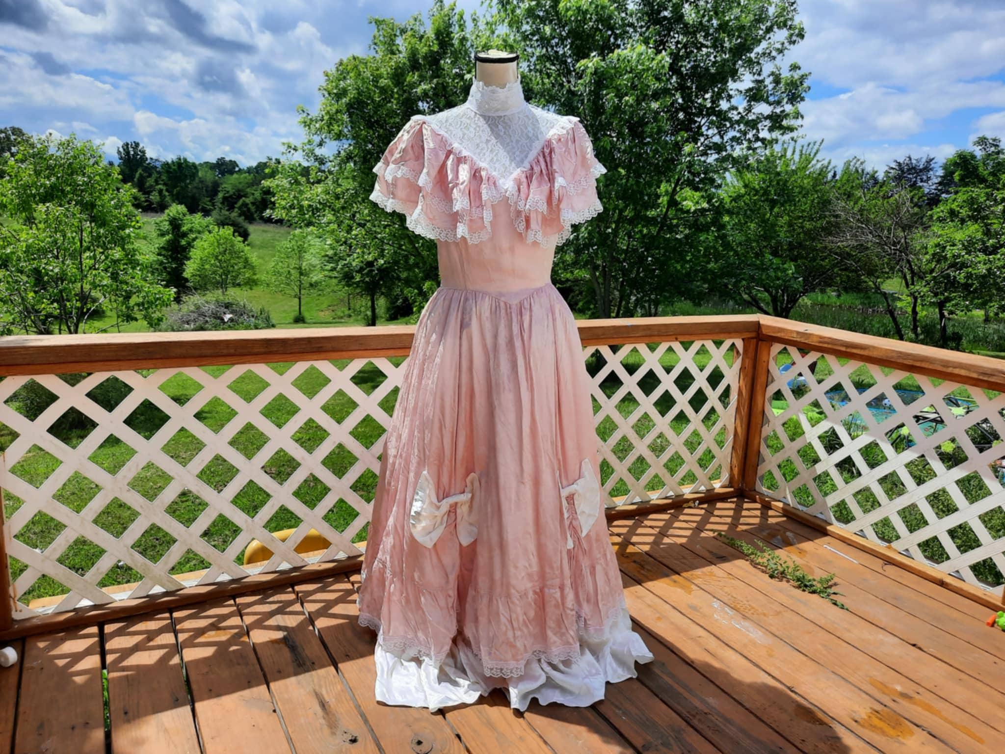 1970's Gunne Sax White Lace Dress Size M/L – Antique Sugar