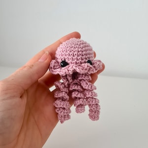 Jellyfish crocheted octopus amigurumi small