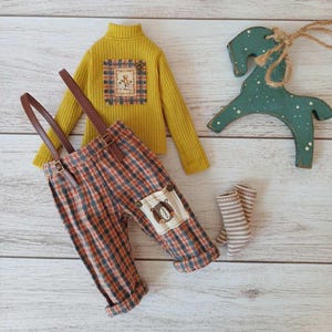 Blythe Doll Outfit: Jersey Sweater, Cotton Pants & Socks