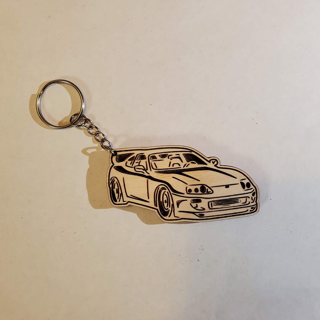 JDM Coupe Wood Keychain: Personalized Car Fanatic Gift - Etsy