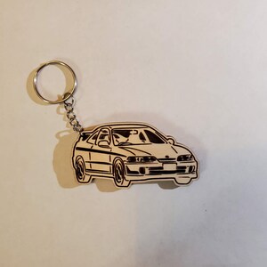 JDM Coupe, Track Car, Wood Car Keychain, Gift for car fanatic