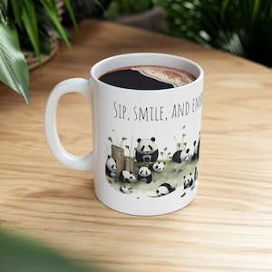 Ceramic Mug 11oz, Embrace Your Inner Panda, Panda Mug, gift mug, gift for panda lovers