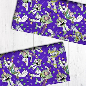 Buzz Lightyear Seamless Pattern- Purple