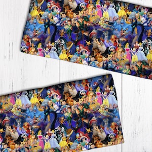 Character Mashup Seamless Pattern