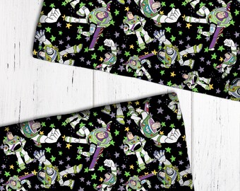 Buzz Lightyear Seamless Pattern- Black