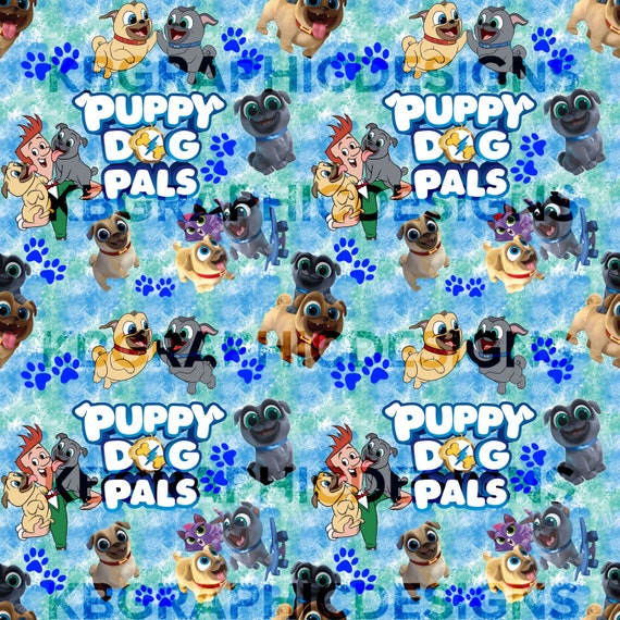 Puppy Dog Pals Seamless Pattern - Etsy