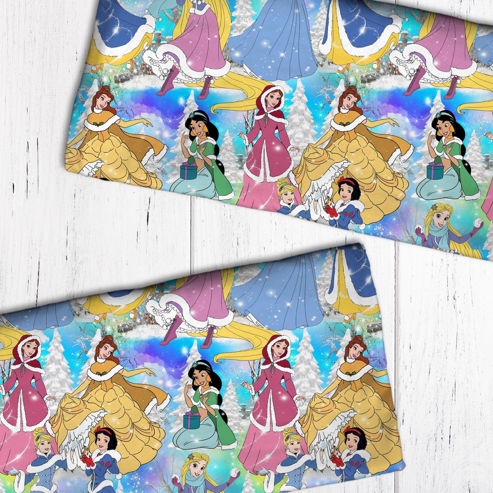 Winter Princess Seamless Pattern - Etsy