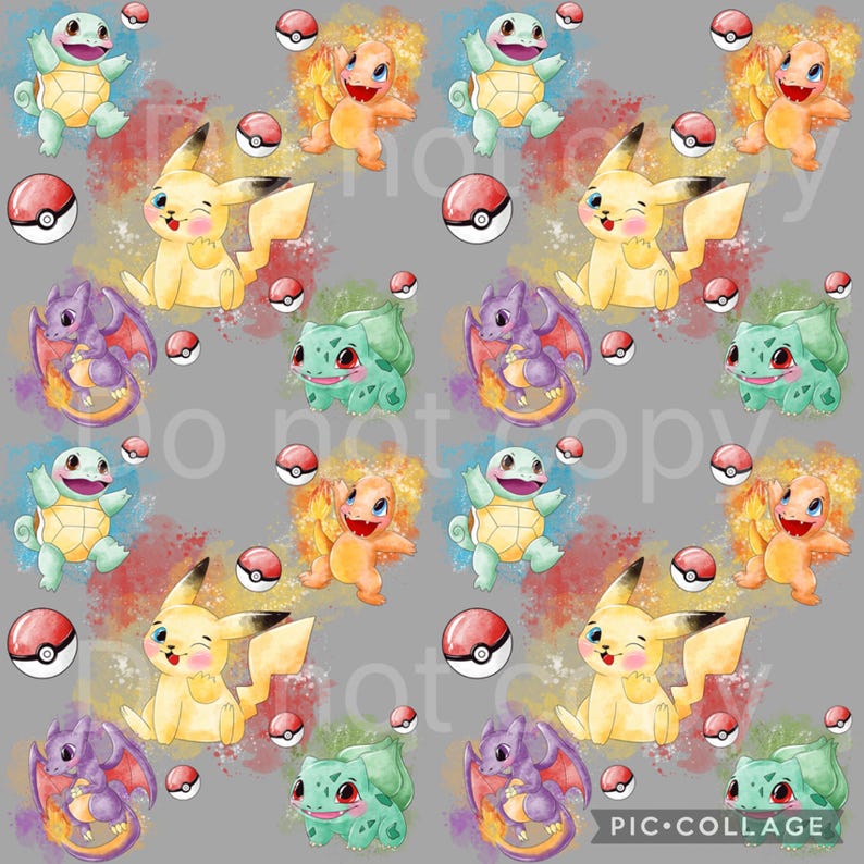 Pokemon Design Pattern Triangles Pokémon Grey Seamless Pattern - Etsy