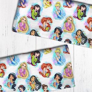 Princess Mashup Seamless Pattern