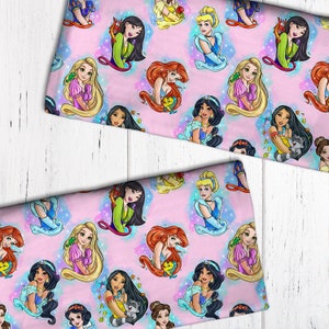Princess Mashup Seamless Pattern