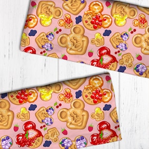 Roze Mickey wafel naadloze patroon