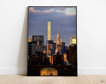 Skyline Art, City Décor, New York Photography, Digital Download, Cityscape Wall Art, Photography Poster, Home Decor Print, Instant Art