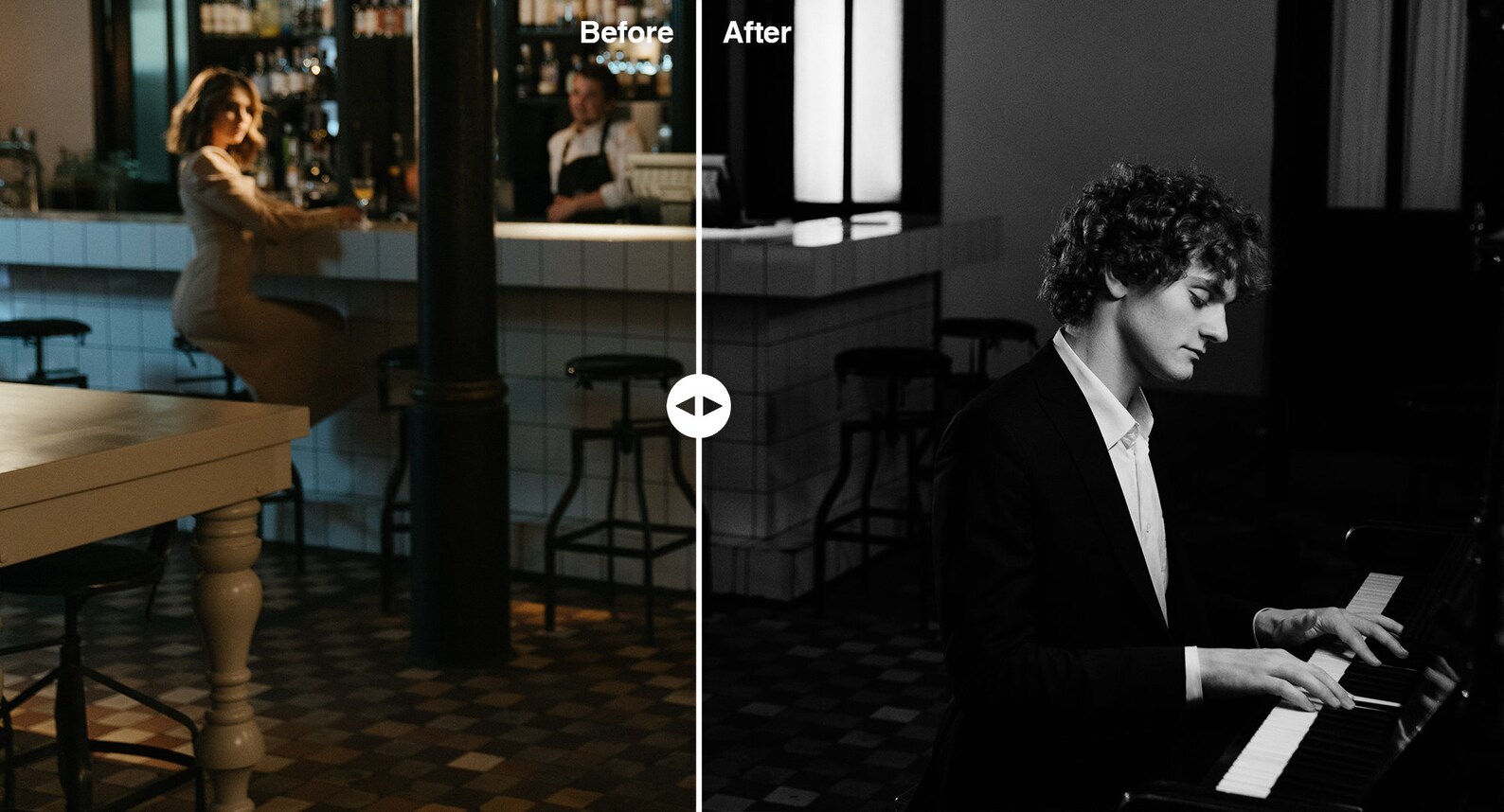 16 Black and White LUTs for Color Grading Video and Photo Etsy