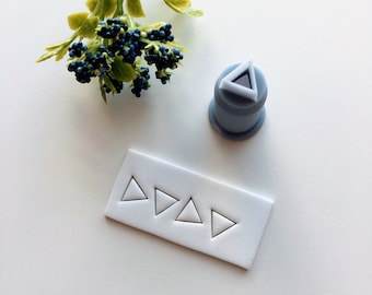 Triangle 8mm Polymer Clay Cutter: Mini Earring Making Tool