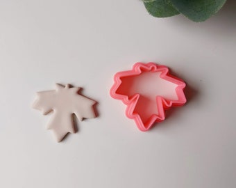 Maple Leaf Clay Cutter Nr2 32mm x 35 mm / Polymer Clay Tools / Jewellery Tools / Earring Making / Clay Tools Draft / Clay Suppliers