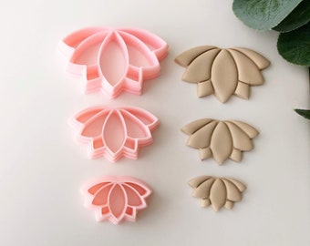 Lotus Clay Cutter / Polymer Clay Tools / Jewellery Tools / Earring Making / Clay Tools