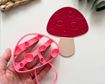Trinket & Jewellery Dish Mushroom Polymer Clay Cutter - VeeClayDesign Shop