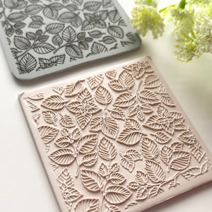 Leaves Texture Mat⎥Polymer Clay Tools⎥Earring Making⎥Hand Roller⎥Clay Texture Tool⎥Jewellery Tools