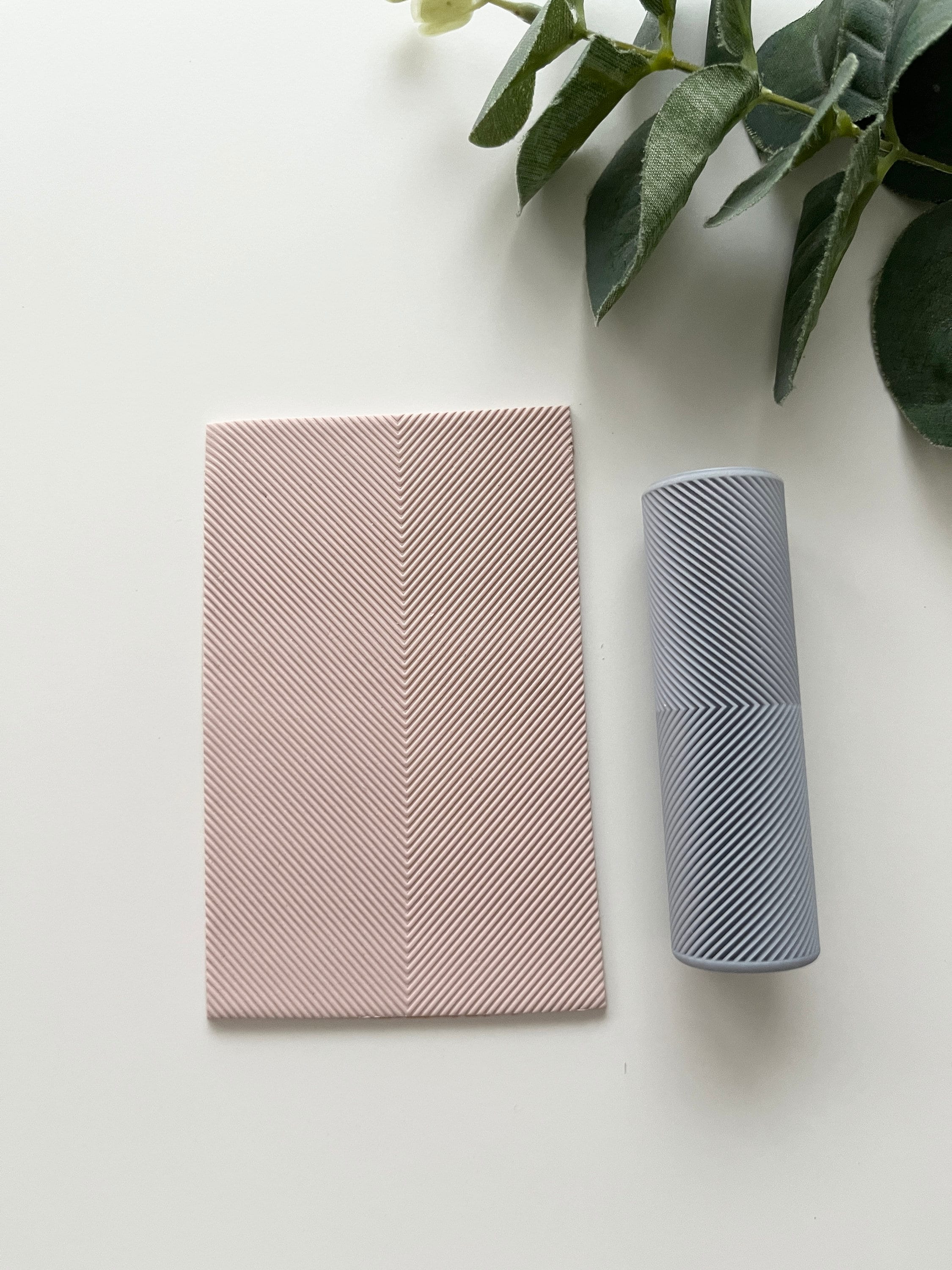 Kit 3 Rulli Per Argilla Con Texture + 8 Stampini - Per Creare Orecchini E Gioielli Fai Da Te - Foto 3