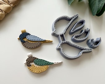 Bird Keyring Polymer Clay Cutters: Earring Making