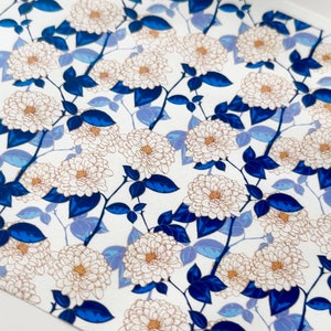 Carta per trasferimento immagini con fiori di peonia (1 foglio), strumenti in argilla polimerica, gioielli, creazione di orecchini, strumenti in argilla, floreale, botanica
