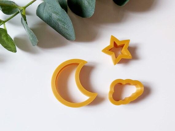 Set 6 Stampi Per Pasta Polimerica: Volti Astratti E Taglierino Ad Arco Per Gioielli