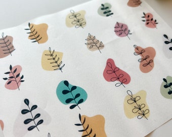Boho Twigs Image Transfer Paper: Polymer Clay Jewelry (1 Sheet) B4