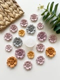 Statement Poppy Flower Moulds: Polymer Clay Cutters, Earring Making - 5 Sizes