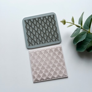 Shells 3D Texture Mat⎥Polymer Clay Tools⎥Earring Making⎥Hand Roller⎥Clay Texture Tool⎥Jewellery Tools