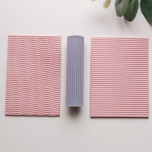 Line Clay Texture Roller⎥Polymer Clay Tools⎥Earring Making⎥Hand Roller⎥Clay Texture Tool⎥Jewellery Tools