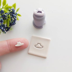 Hat Mini Clay Cutter / Polymer Clay Cutters / Micro Cutters / Earring Making / Clay Tools/ Autumn/ Fall