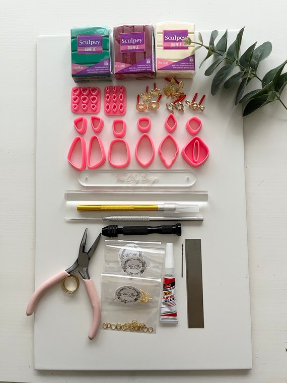 Ensemble d'outils de pâte à argile pour enfants, Kit de moules