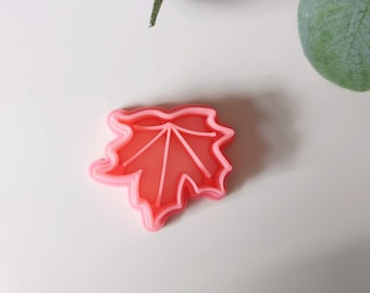 Maple Leaf Clay Cutter Nr 1 30mm x 28 mm / Polymer Clay Tools / Jewellery Tools / Earring Making / Clay Tools Draft / Clay Suppliers