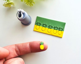 Pineapple Mini Clay Cutter / Polymer Clay Cutters / Micro Cutters / Earring Making / Clay Tools