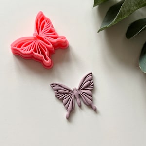 Butterfly Embossed Clay Cutter / Polymer Clay Tools / Jewellery Tools / Spring Earrings /Earring Making / Clay Tools