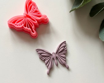 Butterfly Embossed Clay Cutter / Polymer Clay Tools / Jewellery Tools / Spring Earrings /Earring Making / Clay Tools