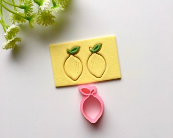 Lemon Fruit Clay Cutter / Polymer Clay Tools / Jewellery Tools / Earring Making / Clay Tools/ Botanical/ Spring Cutters